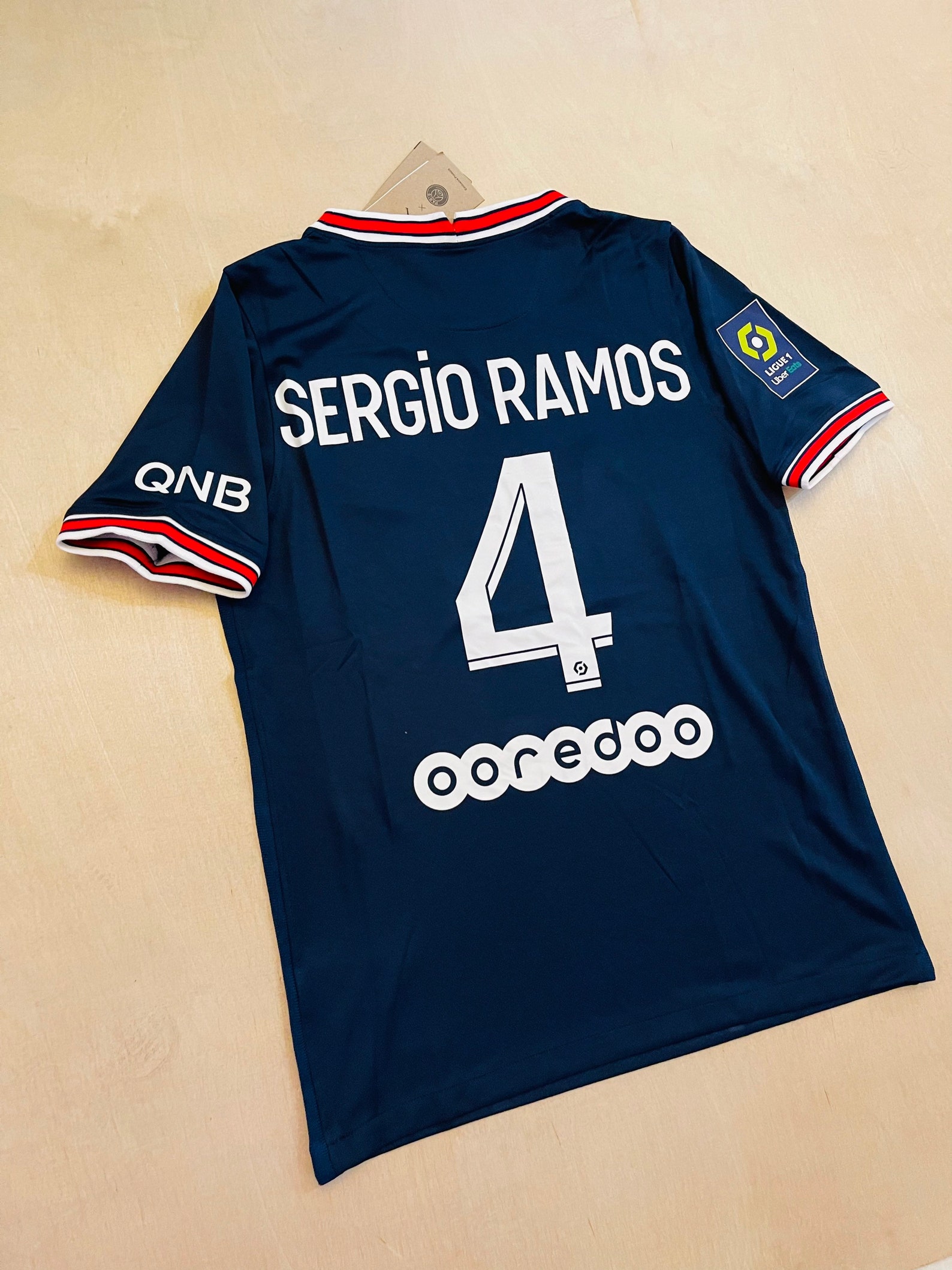 sergio ramos jersey number psg