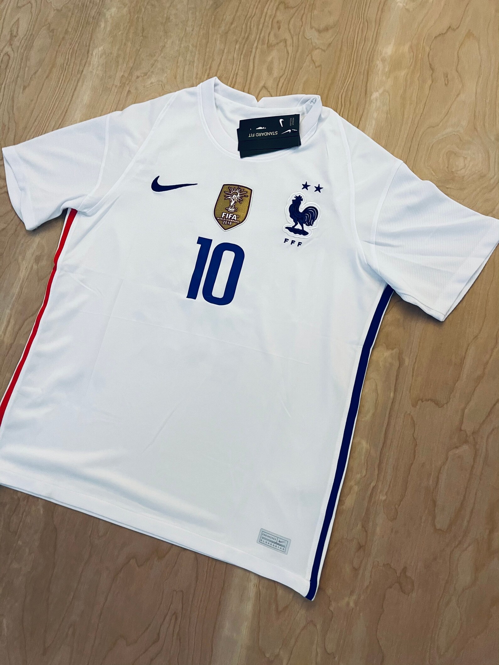 Mbappe 10 France away soccer jersey 20/21 Etsy