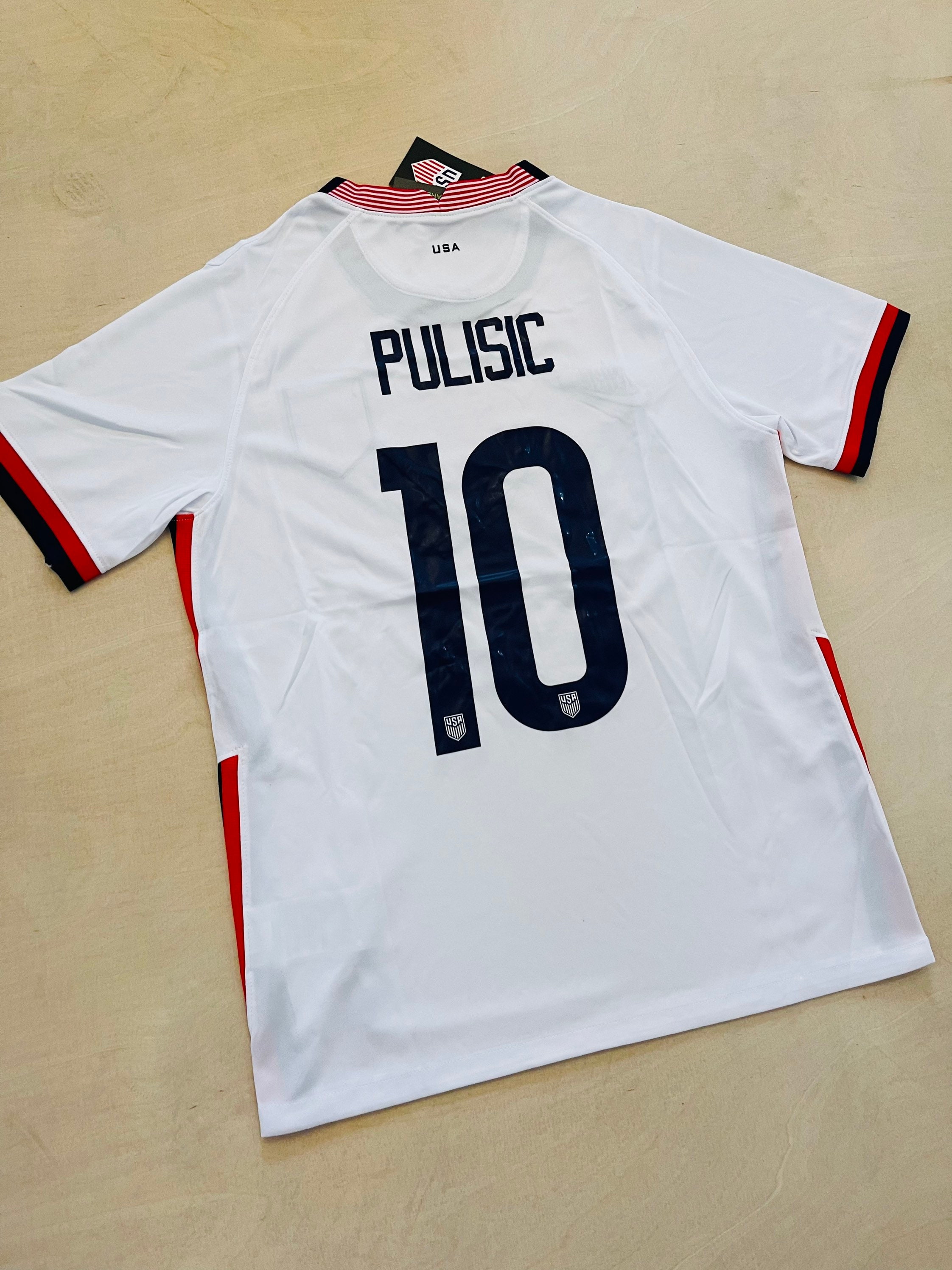Pulisic 10 USA Home soccer jersey 20/21 | Etsy