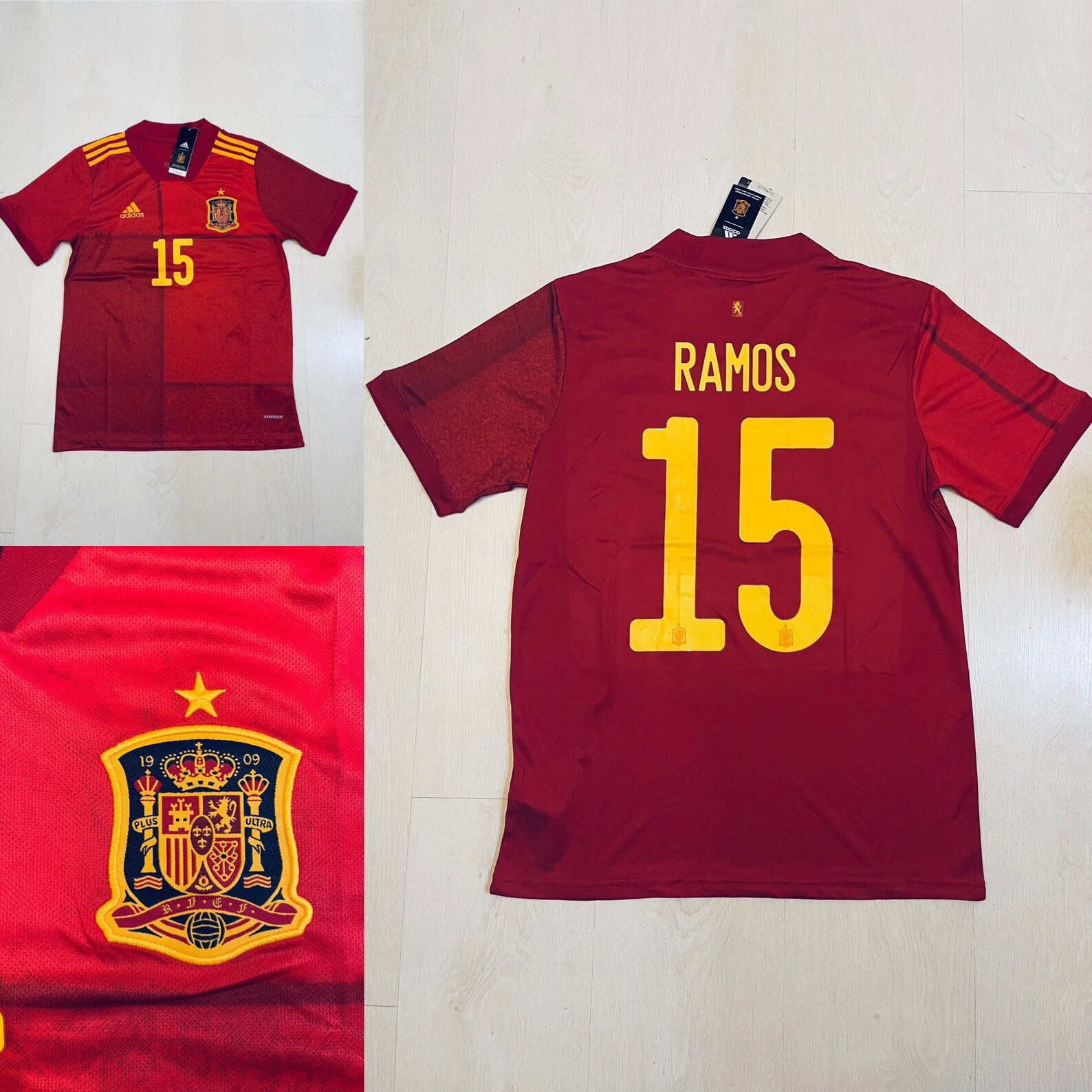 Sergio Ramos Spain soccer jersey 20/21 Etsy