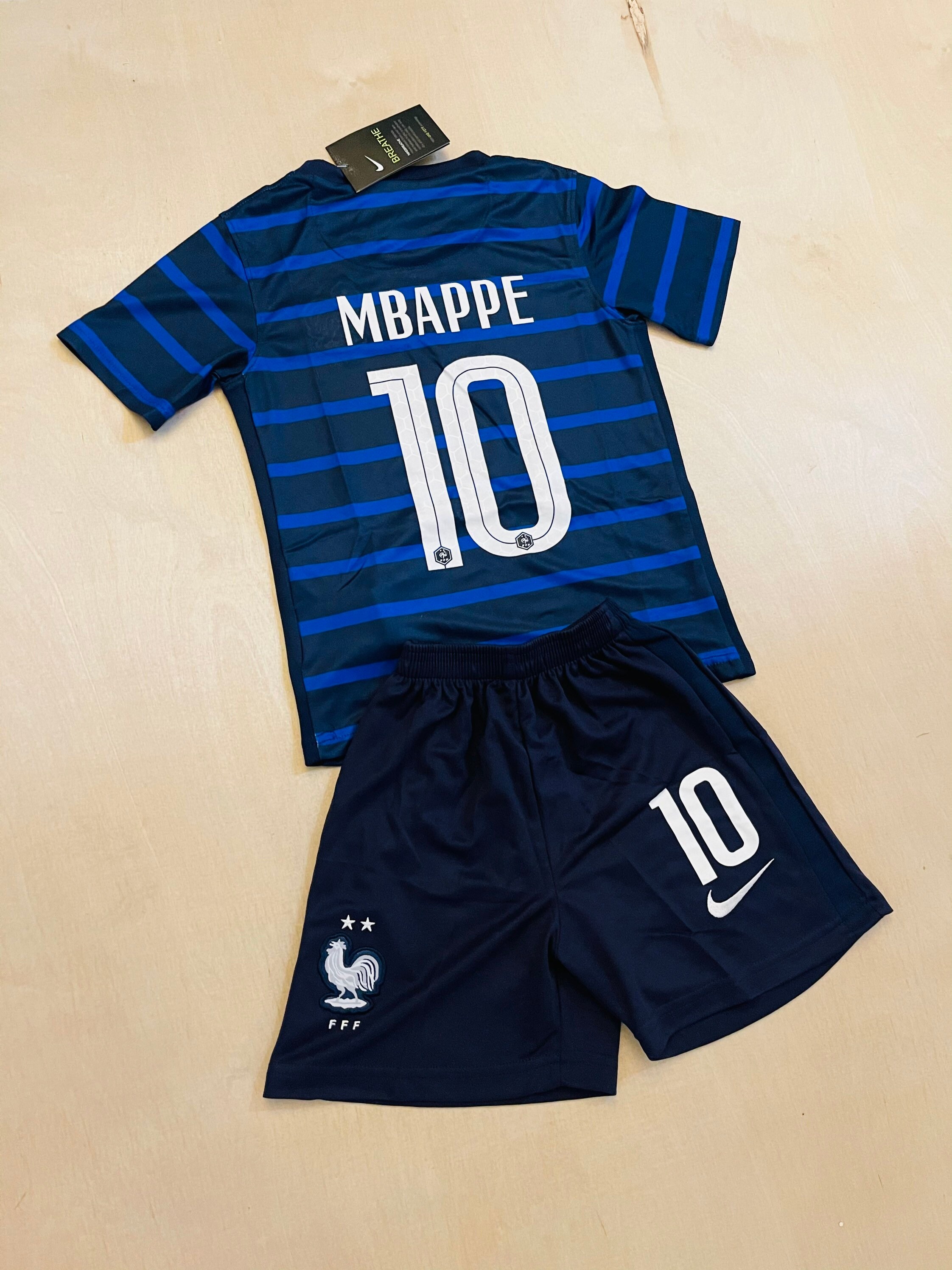Mbappe 10 France home Soccer kit jersey for kids youth Etsy