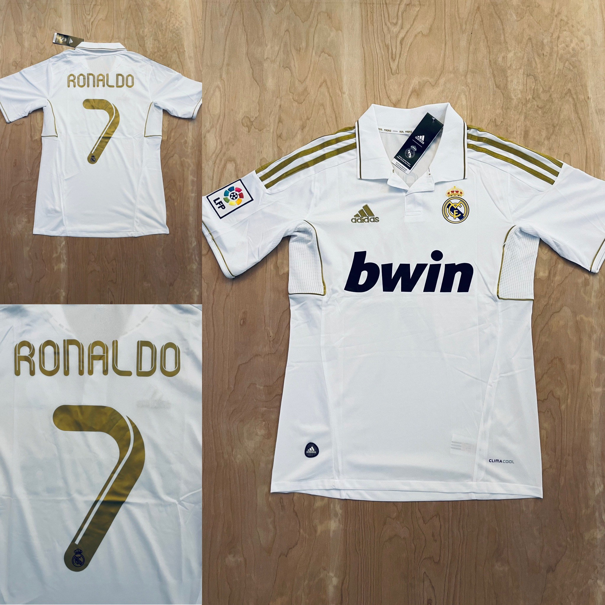 Cristiano Ronaldo 7 Real Madrid home retro soccer jersey Etsy