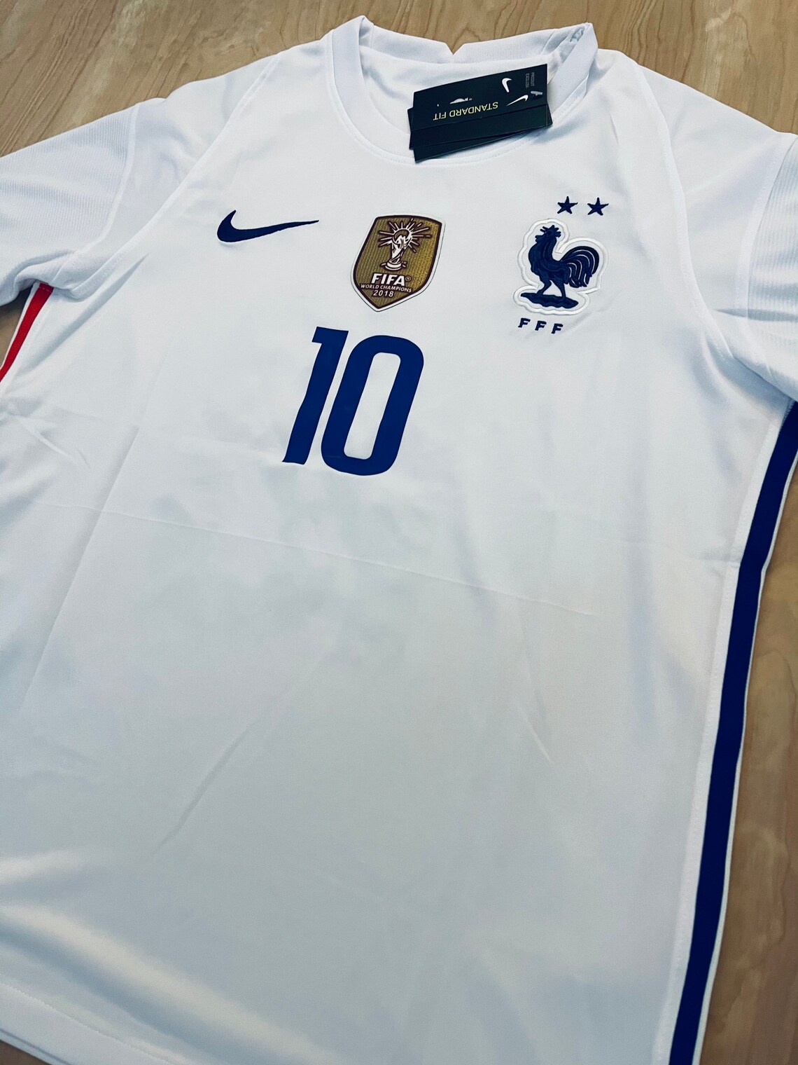 Mbappe 10 France away soccer jersey 20/21 Etsy