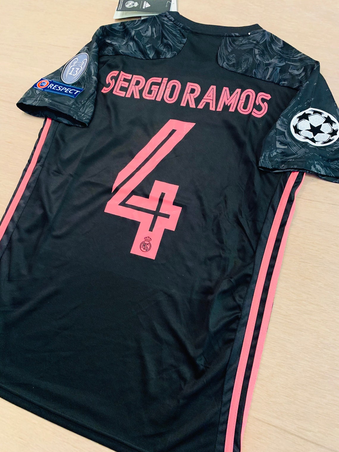 Sergio Ramos 4 Real Madrid away third soccer jersey 20/21 Etsy