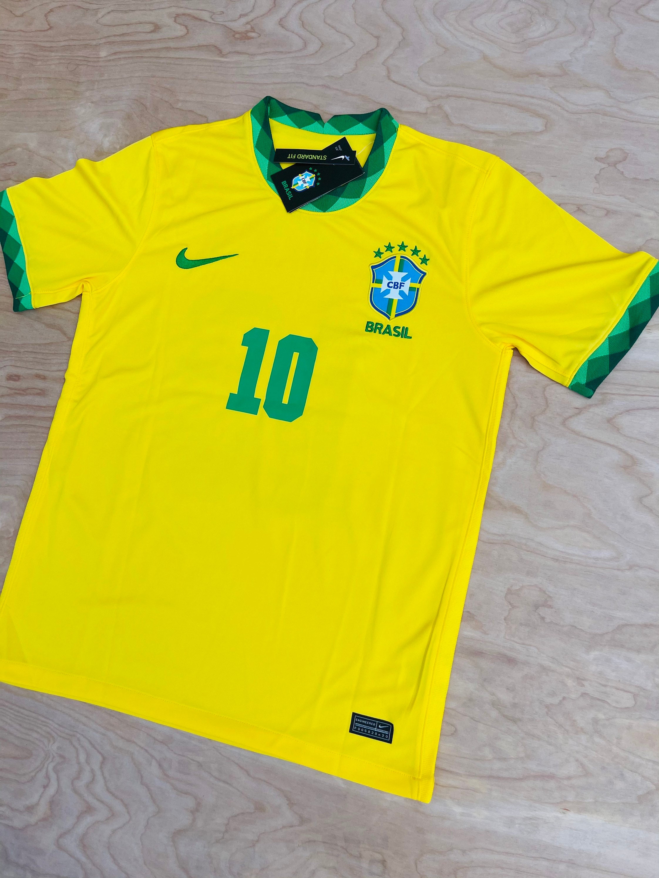 Neymar jr Brasil home soccer jersey 20/21 | Etsy