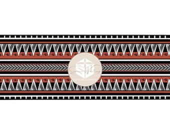 Polynesian tattoo band design , digital files JPEG and x2 PNG files seen in sample