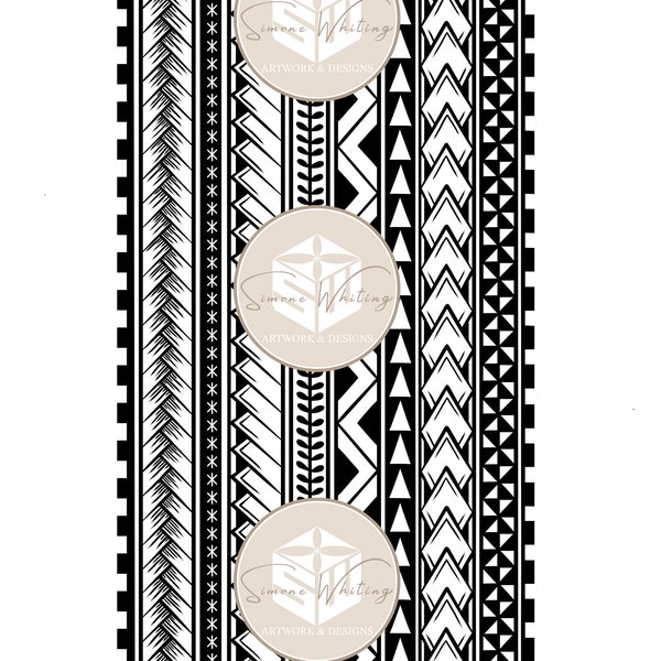 PNG and jpeg Polynesian design By Simone Whiting