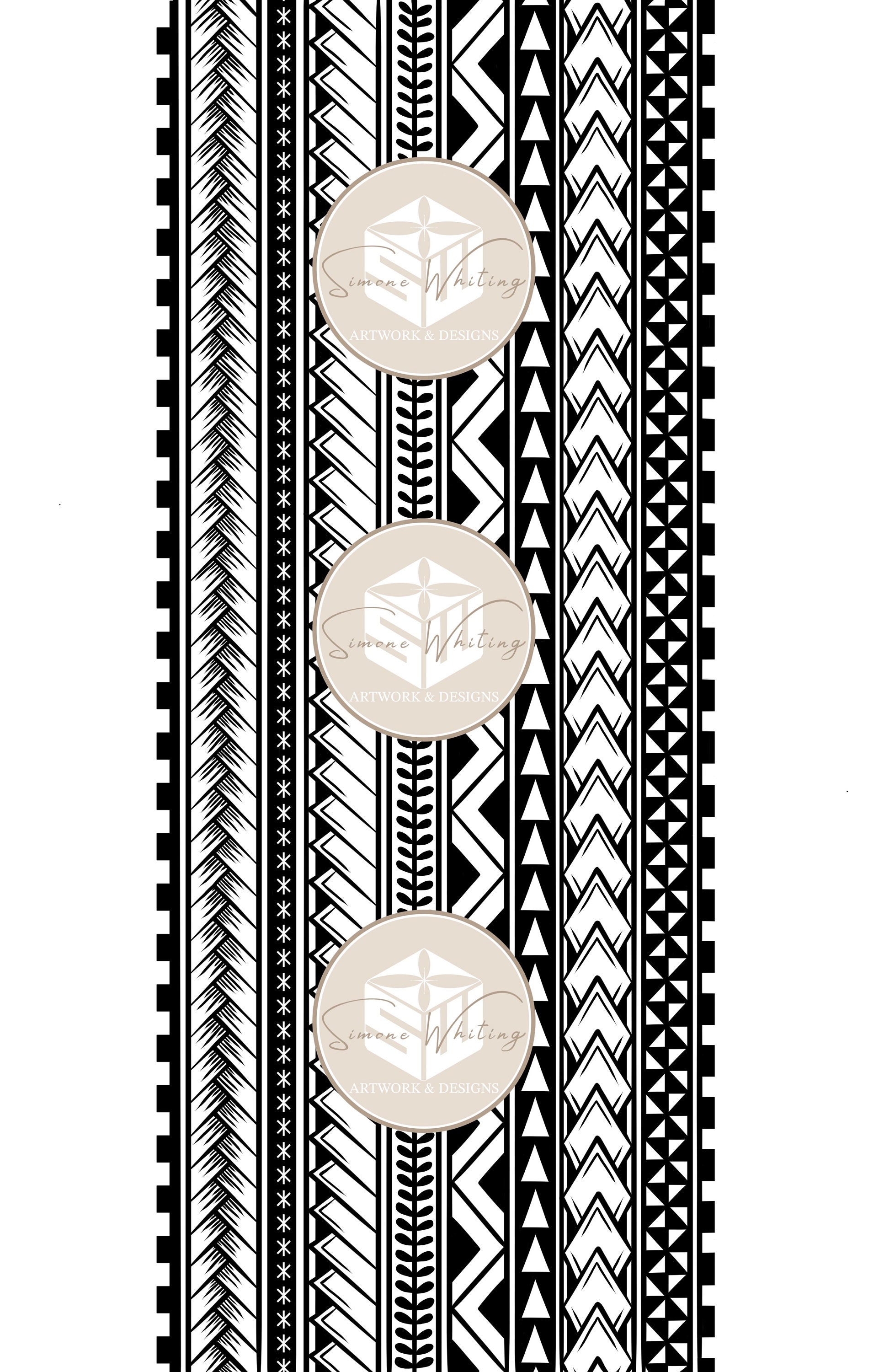 PNG and jpeg Polynesian design By Simone Whiting
