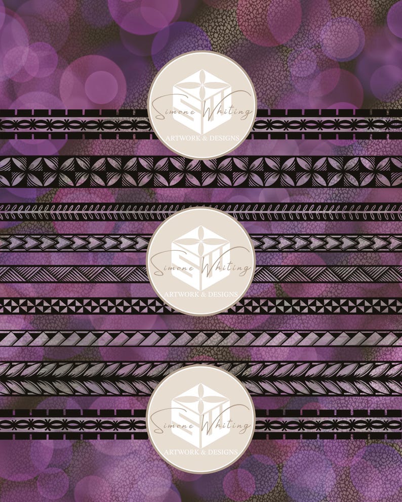 Pink Polynesian High Quality JPEG Background Bokeh Design Instant ...