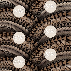 Polynesian instant digital download background design