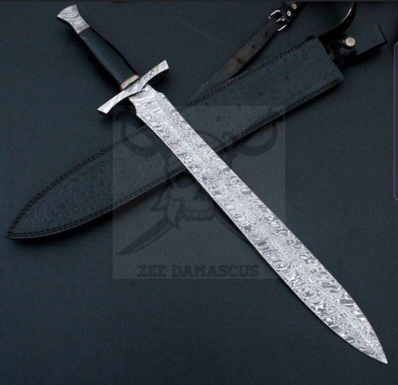 Custom Made Damascus Steel Viking Sword