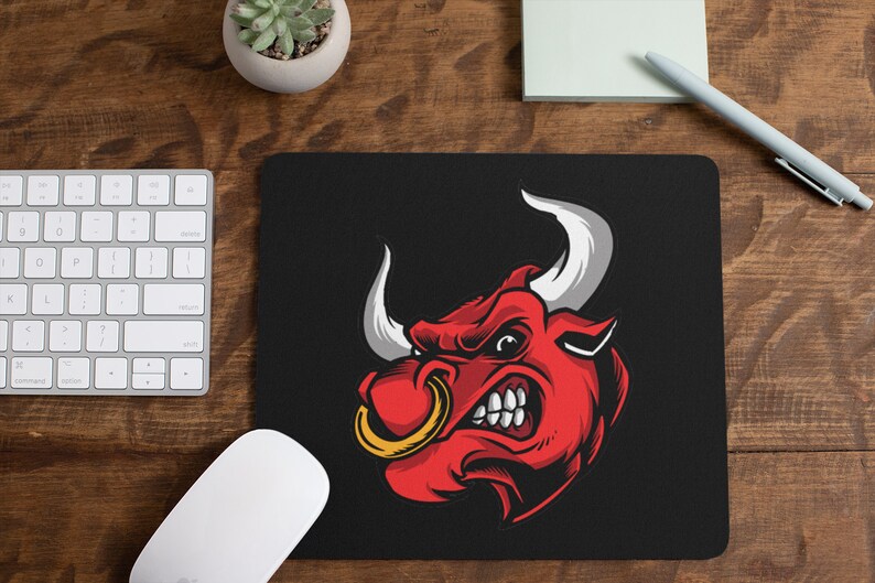 Forex Trading Bullish Traders Stock Market Exchange Day Trader Gifts Crypto Currency Personalised Mouse Pad Computer Personalized Mouse Mat