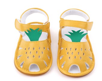 baby girl pineapple sandals