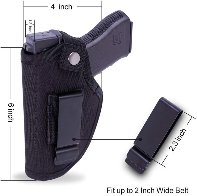 Gun holster For Ruger LCP380 IWB/OWB Nylon Belt Clip Right or Etsy
