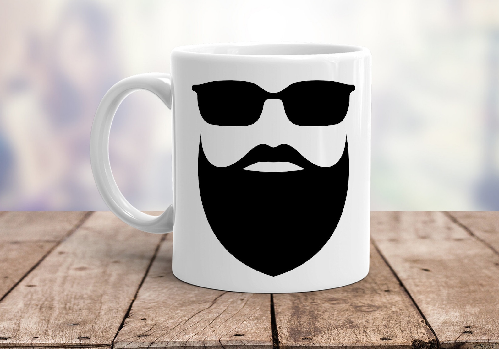 Beard Mug Funny Coffee Mugs for Men Mountain Man Gift Idea Etsy