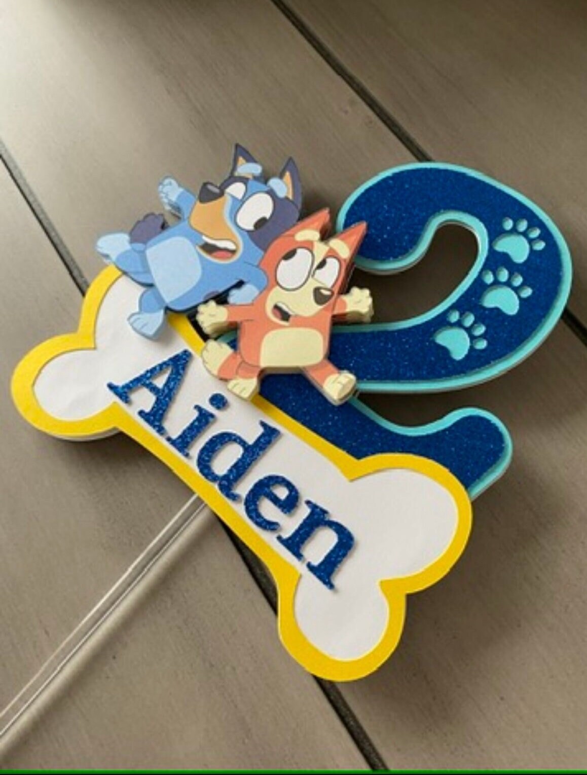 Bluey Cake Topper