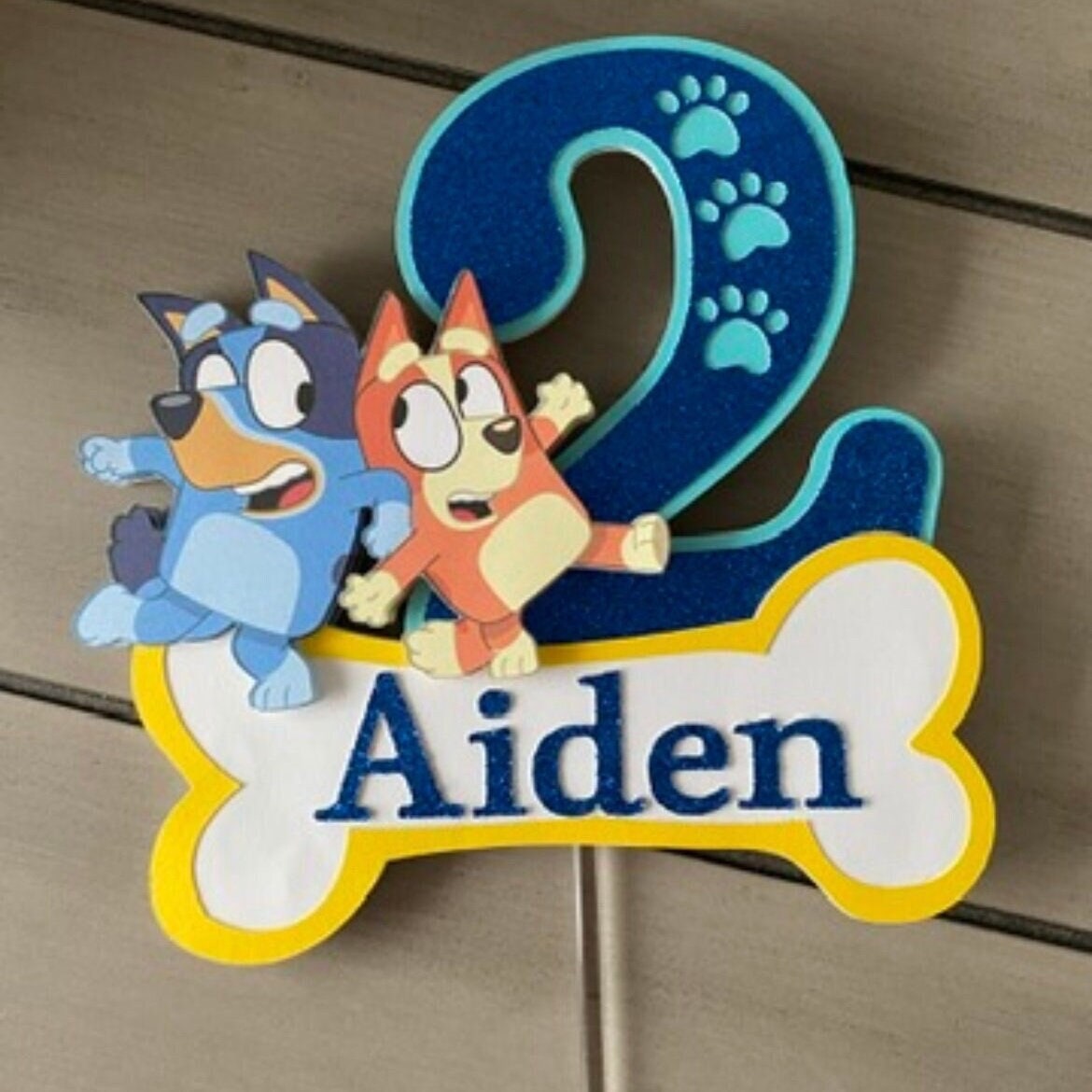 Bluey Cake Topper