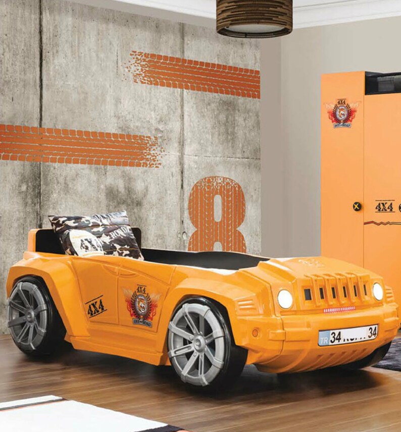 Off Road Jeep Car Bed Frame for Toddler Bed Etsy