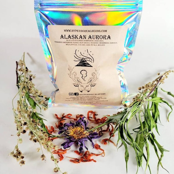 Euphoric Organic Herbal Blend for Every Mood and Lucid Dreaming. Blue Lotus Flower, Alaskan Wormwood, Klip Dagga, and more.