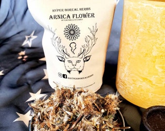 Arnica Flower, Heterotheca Inuloides, Bulk Dried Herbs for Skin Care, Salves, Infused Oils