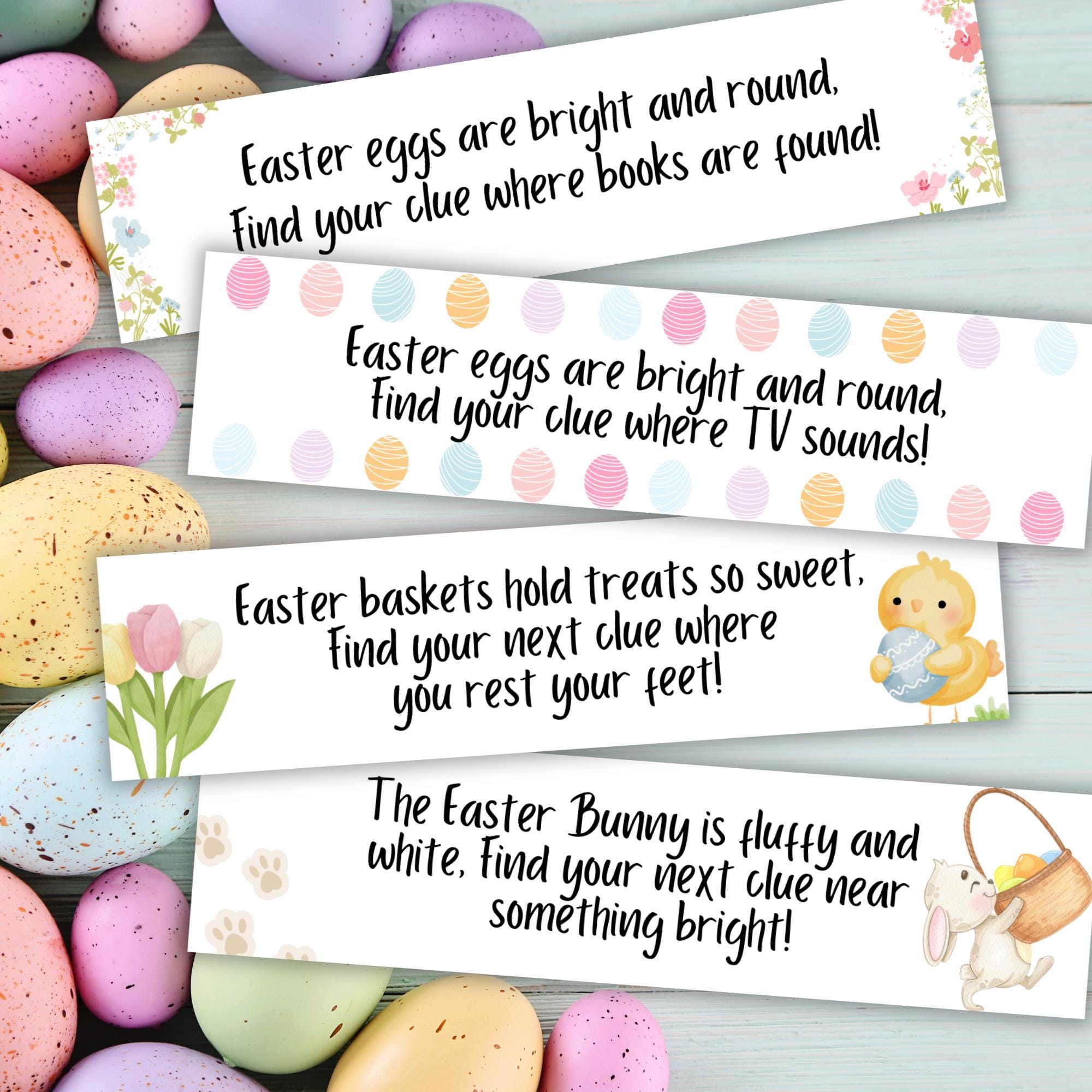 Easter Scavenger Hunt for Teens, Teen Easter Egg Hunt, Scavenger Hunt ...