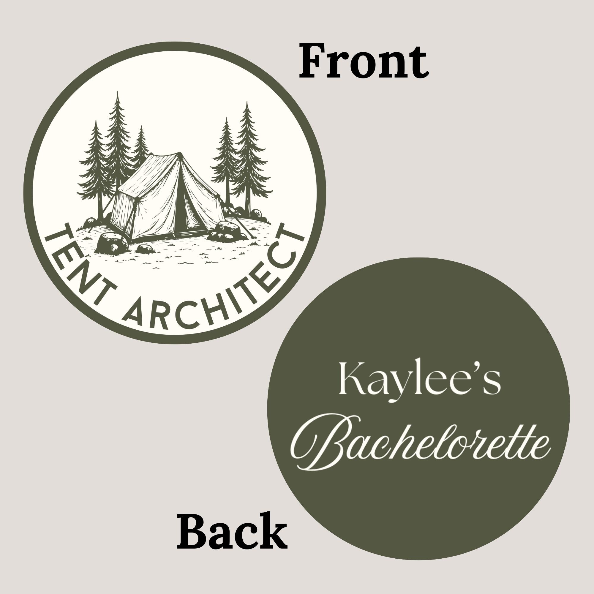 Camp Bachelorette Merit Badge Tags, Camp Bachelorette Favor Tags, Last Trail Before the Veil, Cabin Crew, Camp Bach, Gift Tag, Template