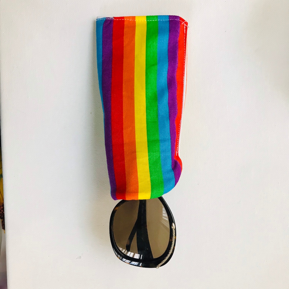 Rainbow Cotton Sunglasses Case Eyeglasses Case Glasses Etsy Norway