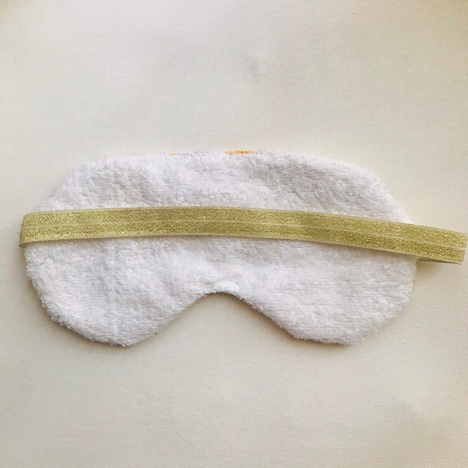 Sunflower cotton travel eye mask for sleeping terry cloth Etsy