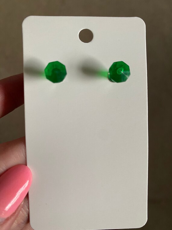 Yoda Inspired Lego Kyber Crystal Earrings Etsy