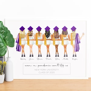 Regalo de graduación grupal / Regalo de graduación de hermandad / Regalo de último año de preparatoria / Regalo de graduación universitaria / Regalo de graduación grupal para amigos de preparatoria / 2025