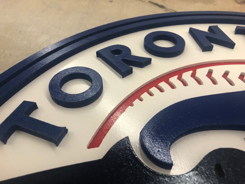 HUGE 3D Blue Jays Toronto Blue Jays Handmade Wall Art Etsy