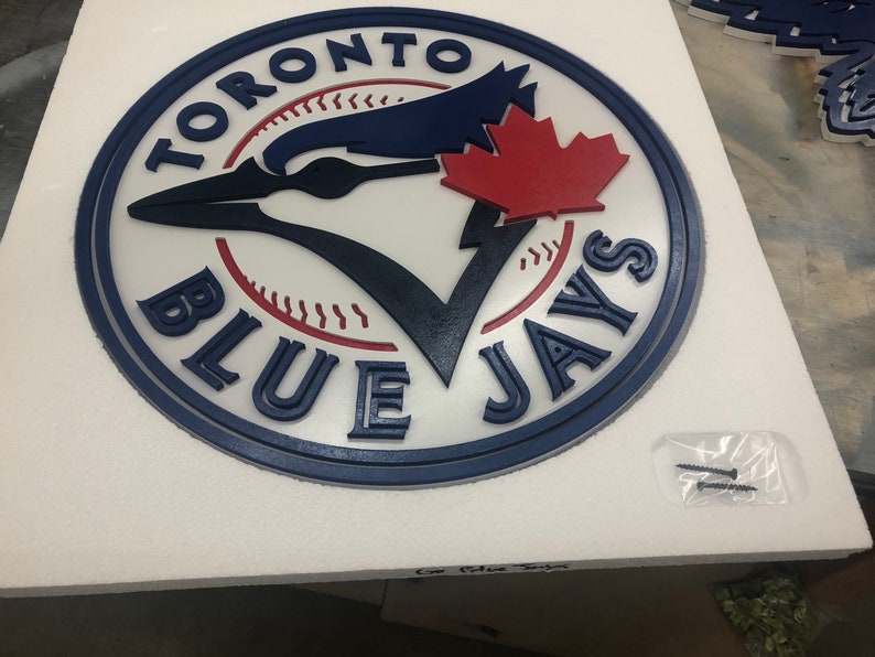 HUGE 3D Blue Jays Toronto Blue Jays Handmade Wall Art Etsy