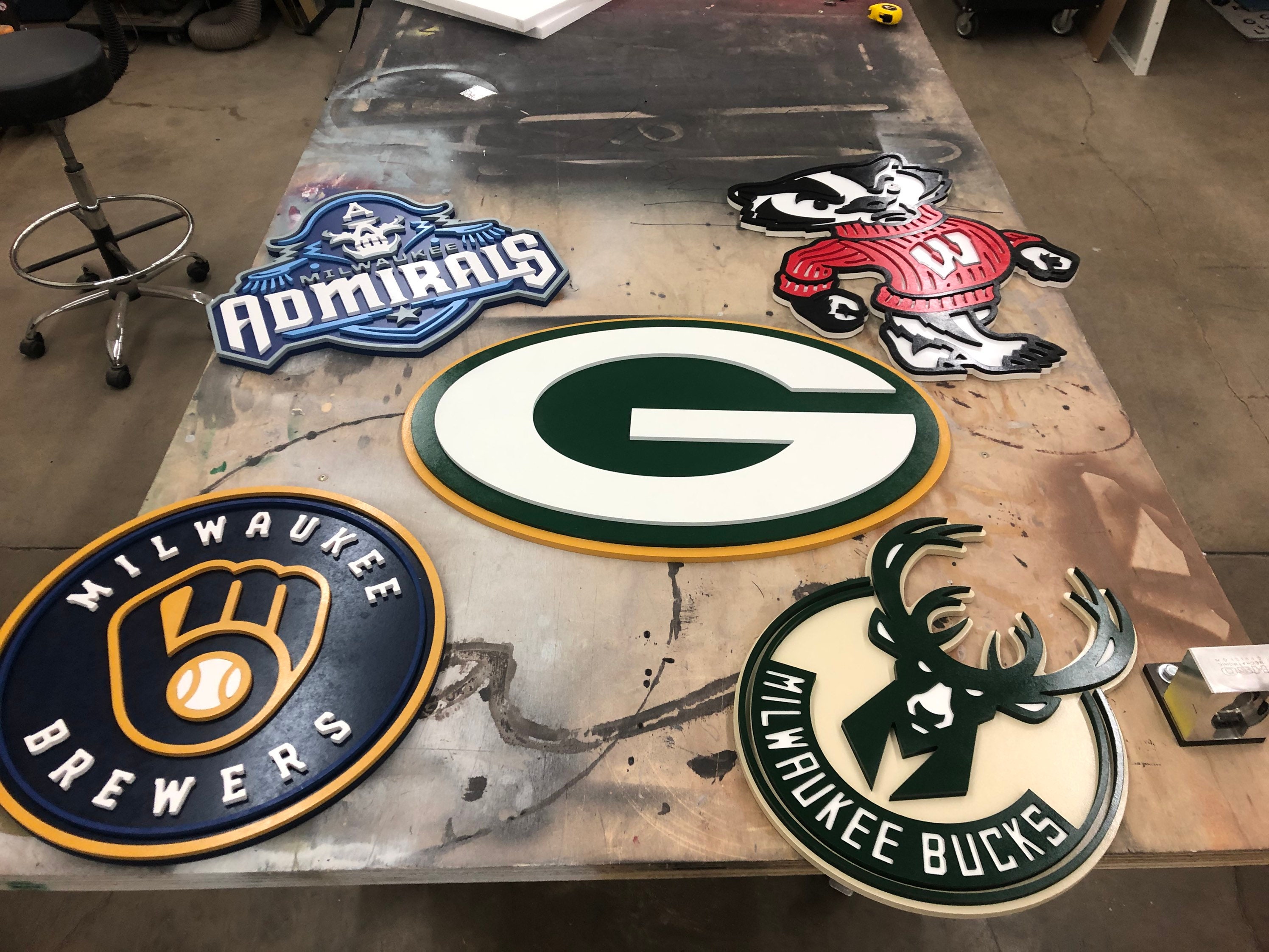 HUGE 3D Packers Green Bay Packers Handmade Wall Art Totally Etsy