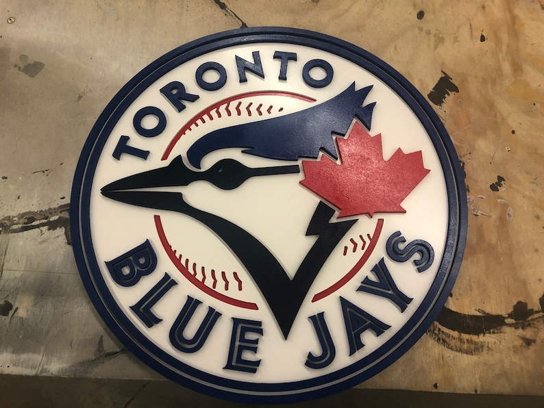 HUGE 3D Blue Jays Toronto Blue Jays Handmade Wall Art Etsy