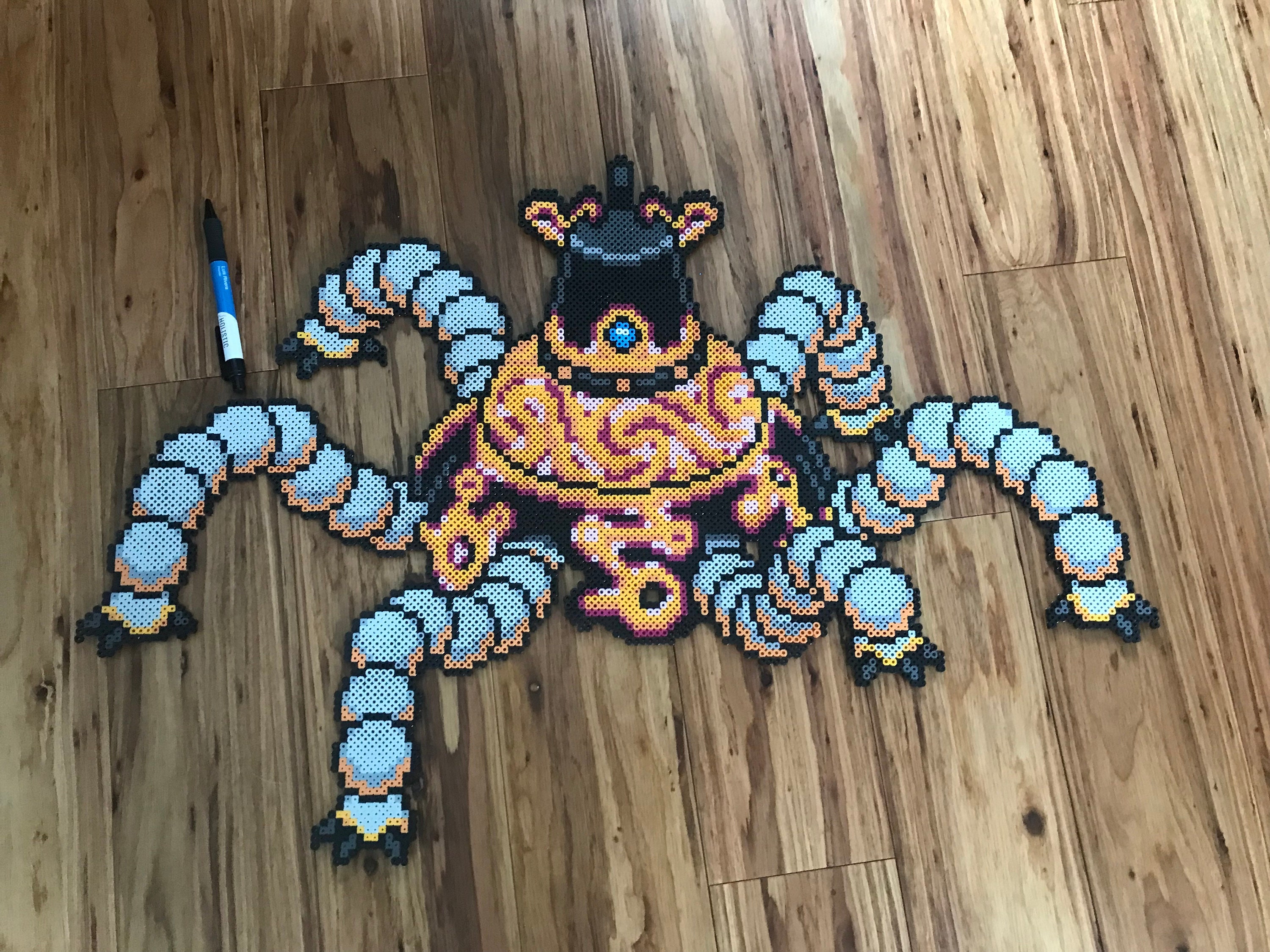 Large Legend of Zelda Guardian Perler Bead Etsy
