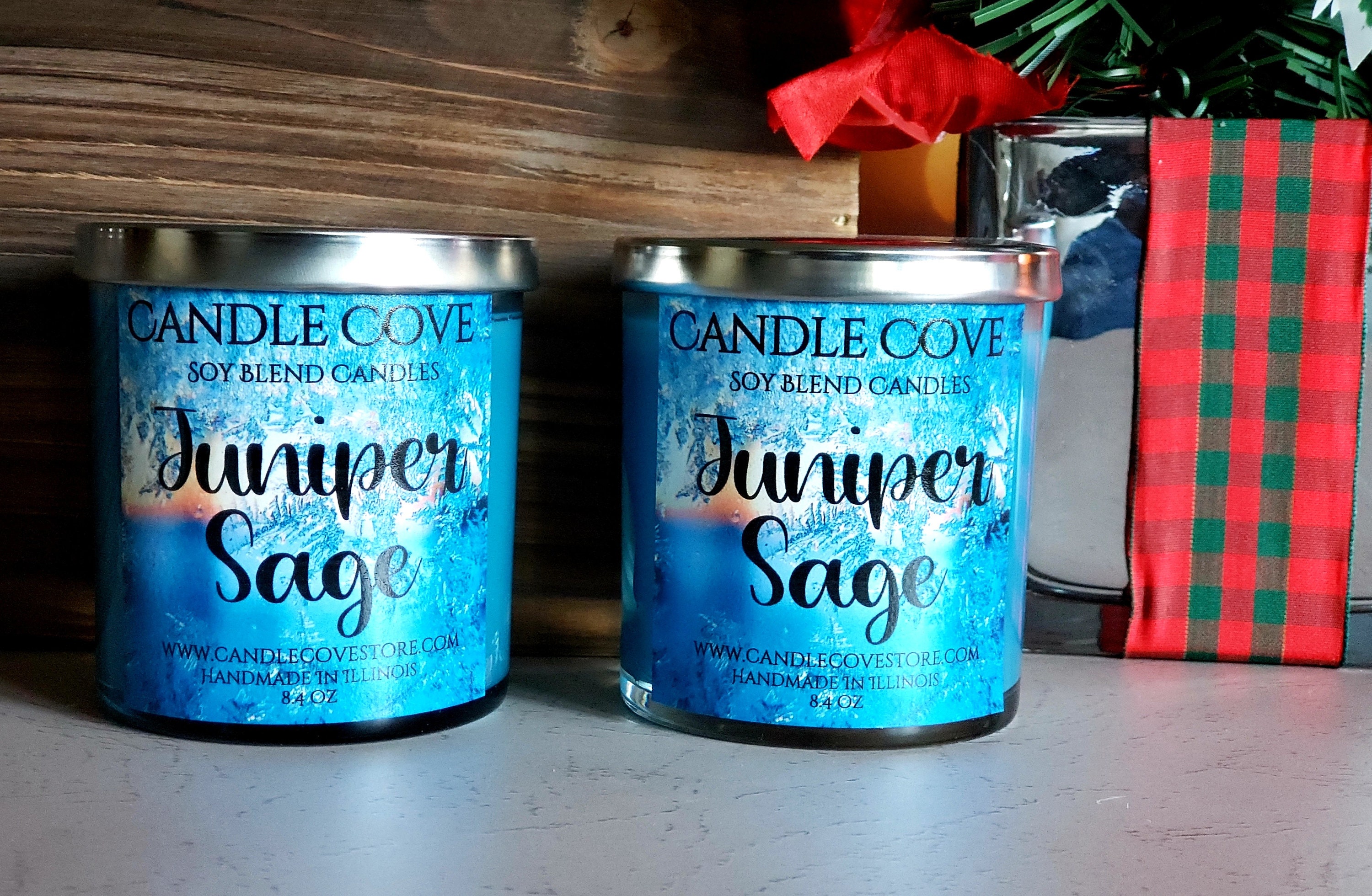 Juniper Sage Candle by Candle Cove 8.4 oz Etsy