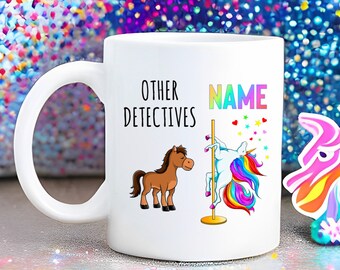 Detective Gift, Detective Mug, Unicorn Mug, Future Detective Gift, Detective Coffee Mug, Detective Cup, Detective Gifts For Men