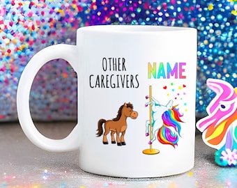 Caregiver Mug, Caregiver Gift, Caregiver Funny Unicorn Mug, Caregiver Cup, Caregiver Coffee Mug, Best Caregiver Mug, Caregiver Gag Gifts