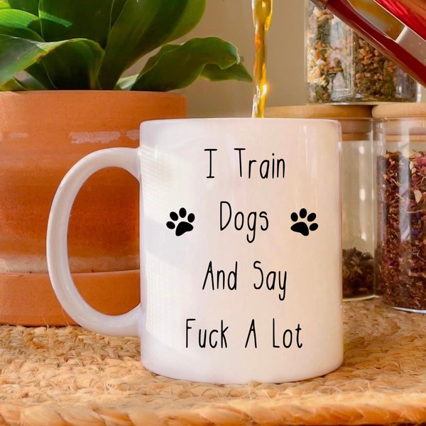 Dog Trainer Mug • Dog Trainer Gift • Pet Sitter • Dog Training • Dog Walker •. Gift For Dog Trainer • Dog Coach Gift