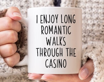 Casino Gifts, Gambler Gift, Casino Player Coffee Mug, Poker Lover Gift, Gambling Cup, Casino Birthday