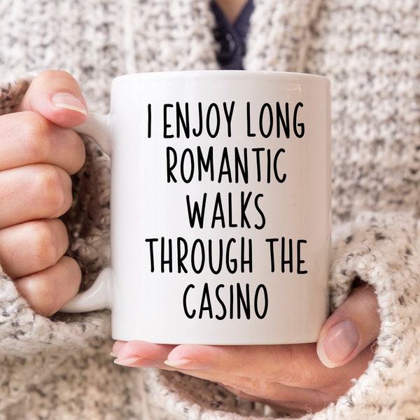 Casino Gifts, Gambler Gift, Casino Player Coffee Mug, Poker Lover Gift, Gambling Cup, Casino Birthday