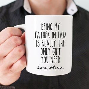 Funny Father In Law Mug, Gift For FIL, Father In Law Birthday Gift, Fathers Day Mug, Fathers Day Gift, Dad, Personalized Gifts For Him