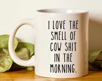 Farmer Gift • Farmhouse Mug • Barn Gifts • Farming Mug • Dairy Farmer • Cow Lover Gift • Funny Cow Mug • Cattle Ranger Gift • Goat Gift