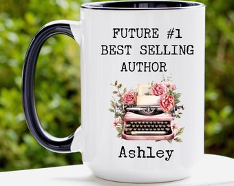 Future Best Selling Author Mug, Funny Writer Gift, Journalist Gift, Author Mug, Future Author Gift, Journalist Mug, Gift For New Author Her