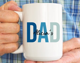 Personalized Dad Mug, Father's Day Mug, Gift For Dad, Custom Gift For Dad, Father's Day Gift From Daughter, Personalized Daddy Mug