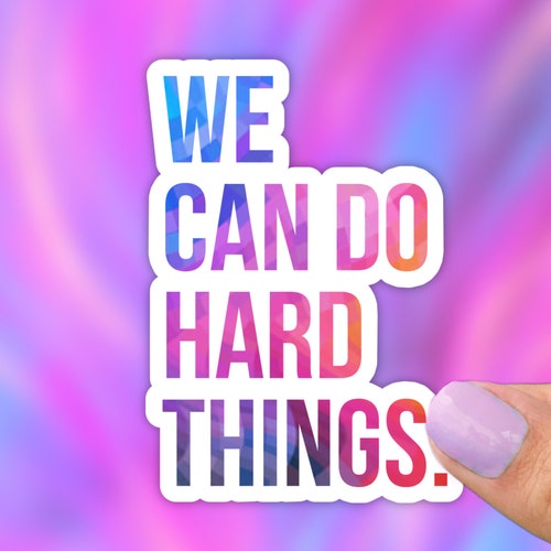 Glennon Doyle Quotes We Can Do Hard Things Digital Print Etsy