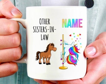 Sister In Law Unicorn Gift, Sister In Law Mug, Gifts for Sister in Law, Wedding In Law Gift, Sister In Law Coffee Mug, Birthday Gift, Bridal