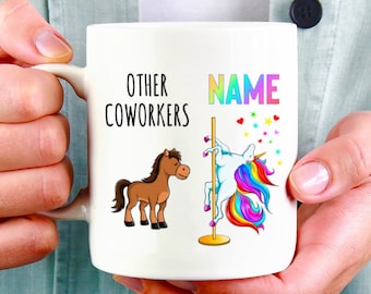 Coworker Unicorn Mug, Coworker Gift, New Job Gift For Him Her, Coworker Leaving, Goodbye Coworker, Funny Coworker Coffee Mug, Office Gift