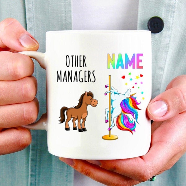 Manager Mug, Manager Gifts, Office Manager Gift, Manager Thank You Gift, Funny Gift For Boss, Office Mug, Case Manager Mug, Unicorn Mug