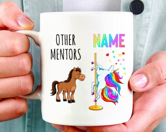 Regalo de mentor, taza de mentor, taza de unicornio de mentor, regalo para mentor, regalo de maestro mentor, agradecimiento mentor, idea de regalo de mentor, taza de café para hombres
